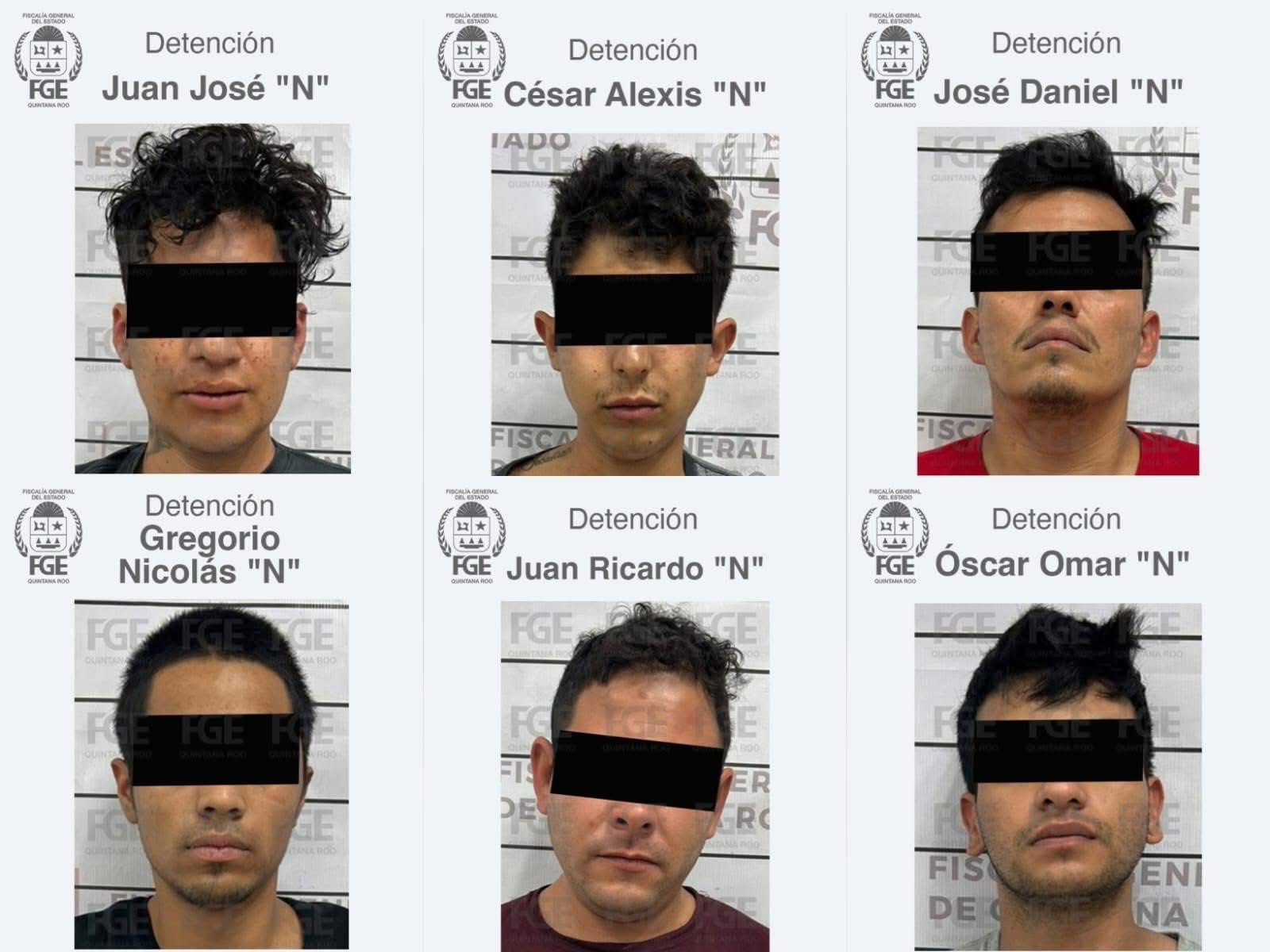 Caen 7 sujetos por el homicidio de un Policía de Investigación en Cancún